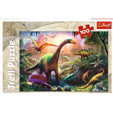 Trefl Puzzle - Dinosauři - 100 dílků