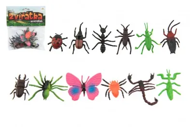 Teddies Hmyz/zvířátko mini - 12 ks