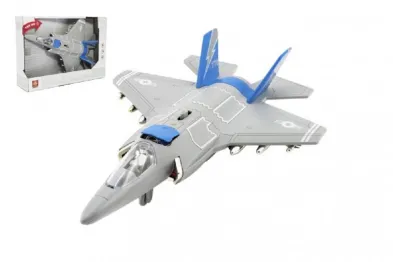 Teddies Stíhačka se světlem se zvukem - 31 cm