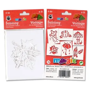 PRIMO MAGIC Papírové šablony sada J - Podzim