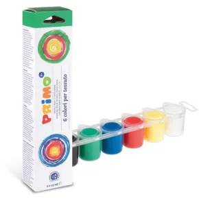 PRIMO Barvy na textil - sada 6 x 25 ml