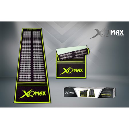 XQMax Darts Dart Mat Checkout - Koberec k terči - black-green