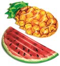 Bestway Nafukovací lehátko - Letní ovoce - 174 x 96 cm