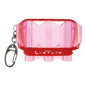 L Style Pouzdro na šipky Krystal Flight Case - clear pink - Výprodej