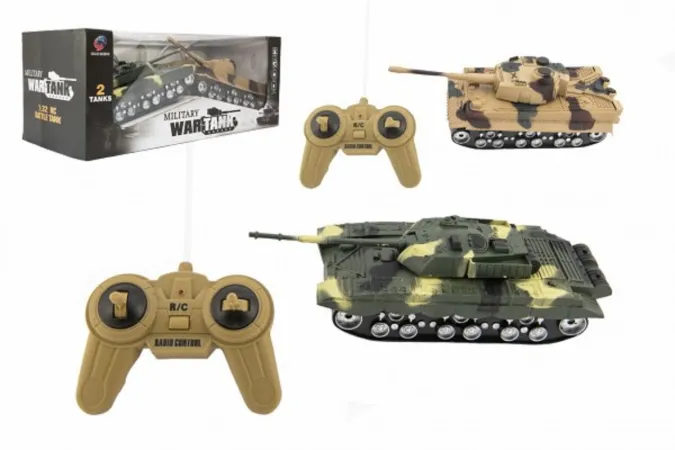 Teddies RC tank - 2 ks