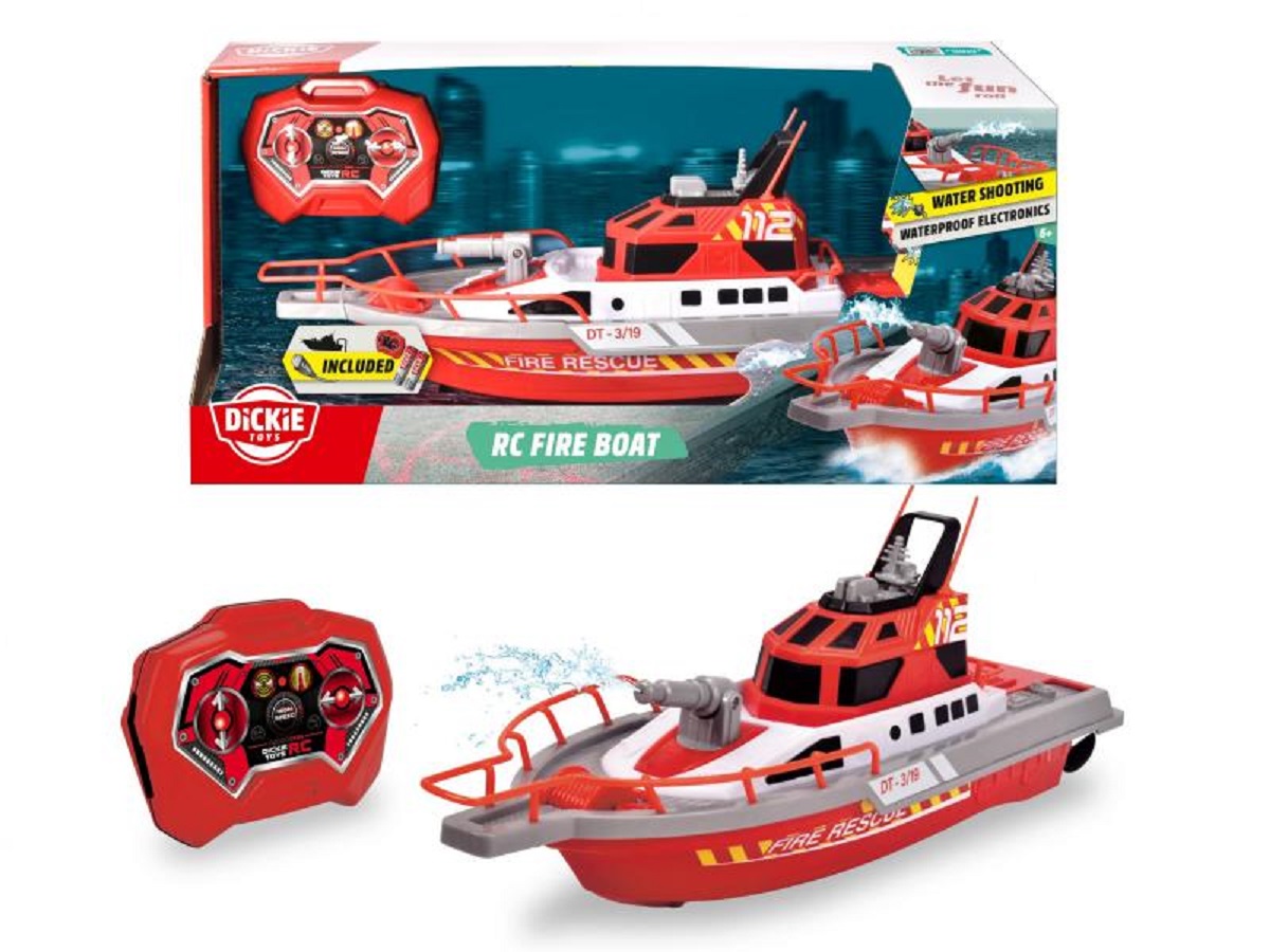 Dickie RC loď hasiči - 37 cm