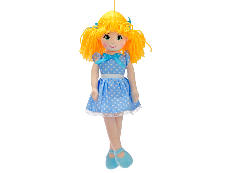 Mikro trading Panenka hadrová - 40 cm - modrá