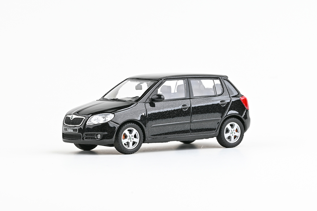 Levně model auta Abrex Škoda Fabia 2 černá 1:43