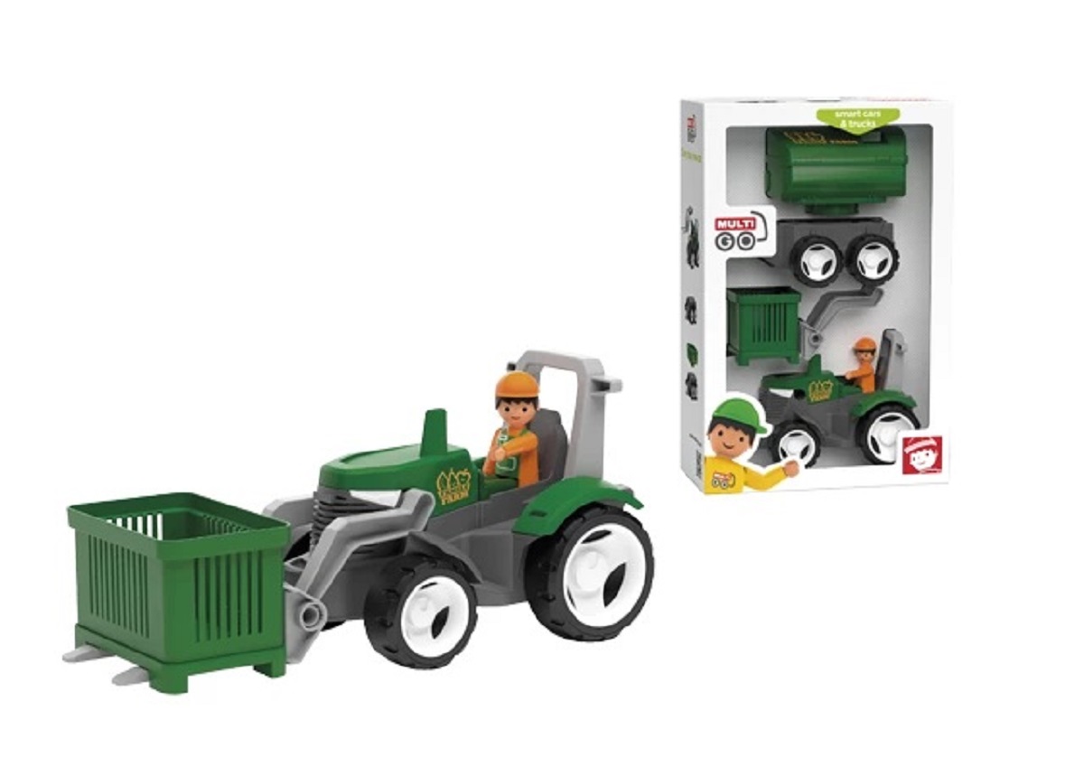 Efko IGRÁČEK MULTIGO - FARM SET 2+1 - figurka Igráček farmář s traktorem