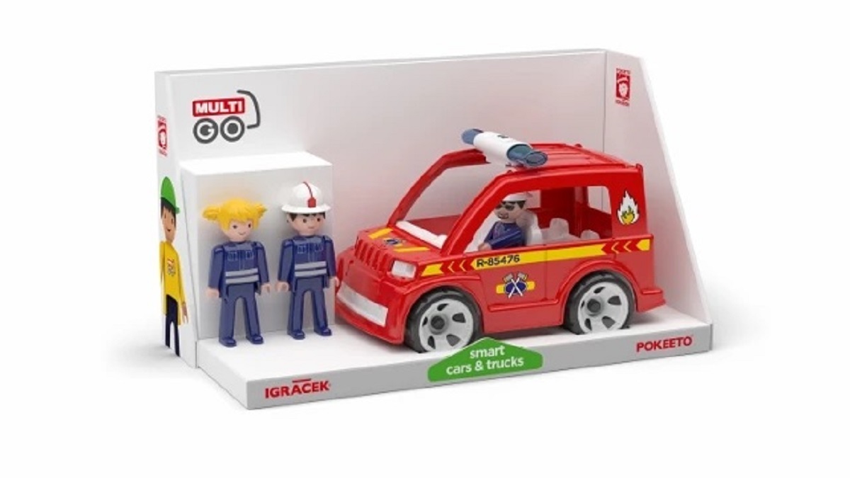 Efko IGRÁČEK MULTIGO TRIO - FIRE - figurka s požárním autem
