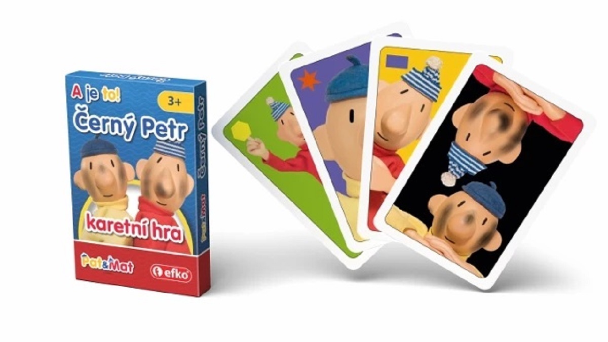 Efko Pat a Mat - Černý Petr - dětská karetní hra