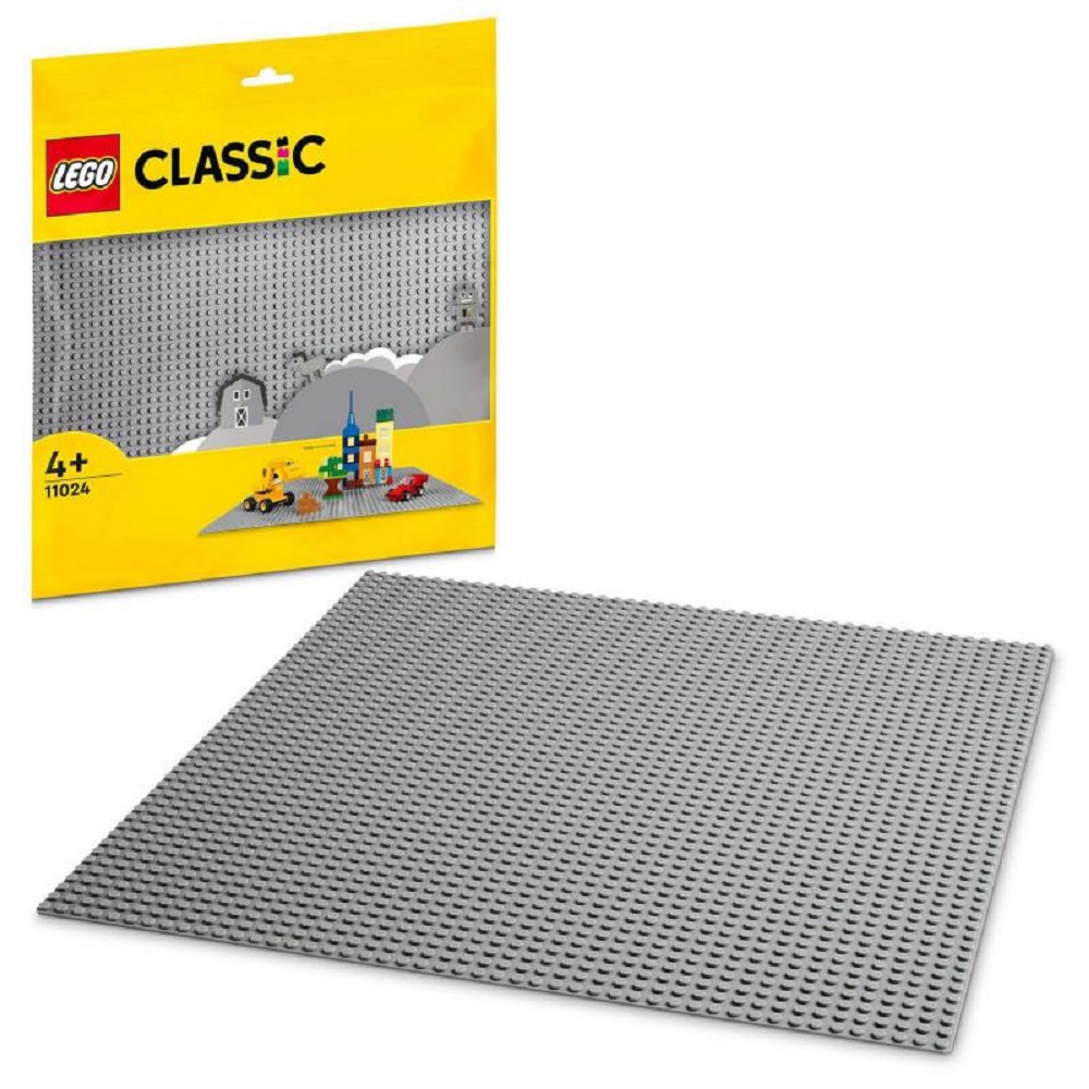 LEGO Classic 11024 - Šedá podložka na stavění