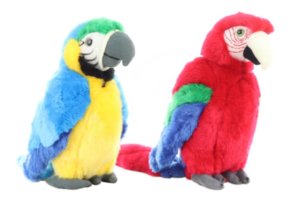 LAMPS Papoušek plyšový - 26 cm