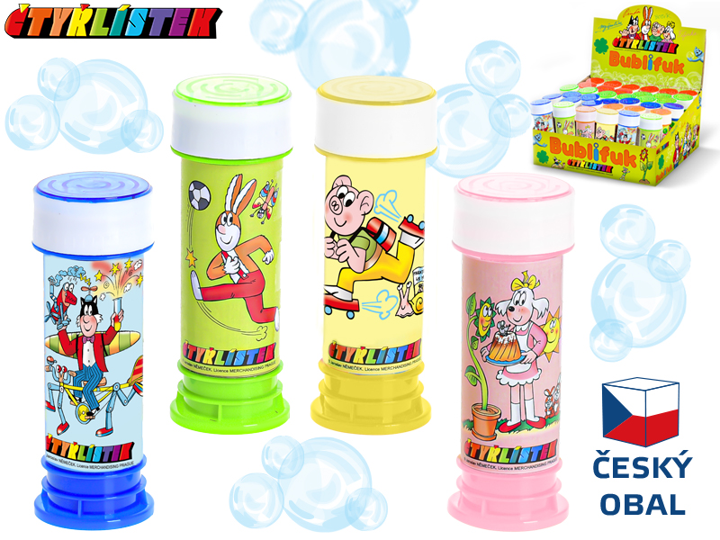 Mikro trading Bublifuk - Čtyřlístek - 50 ml