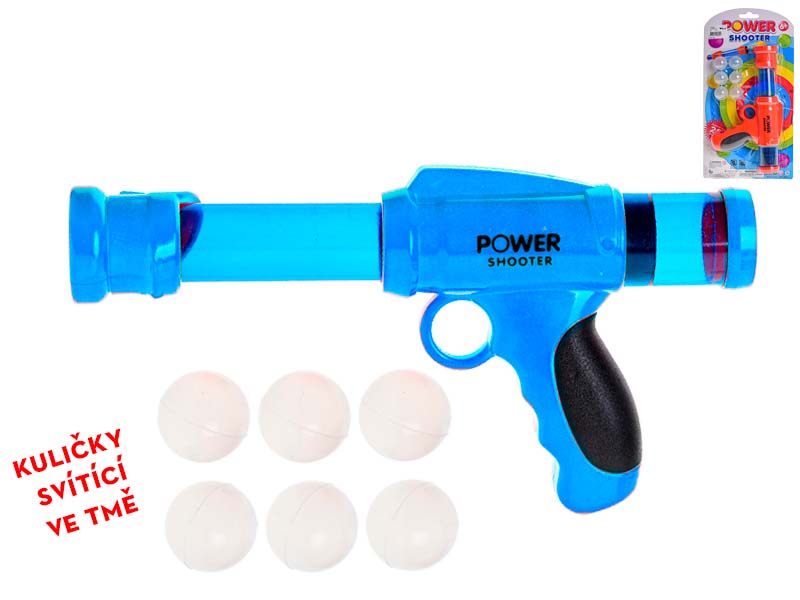 Mikro trading Pistole na kuličky svítící ve tmě - 26 cm