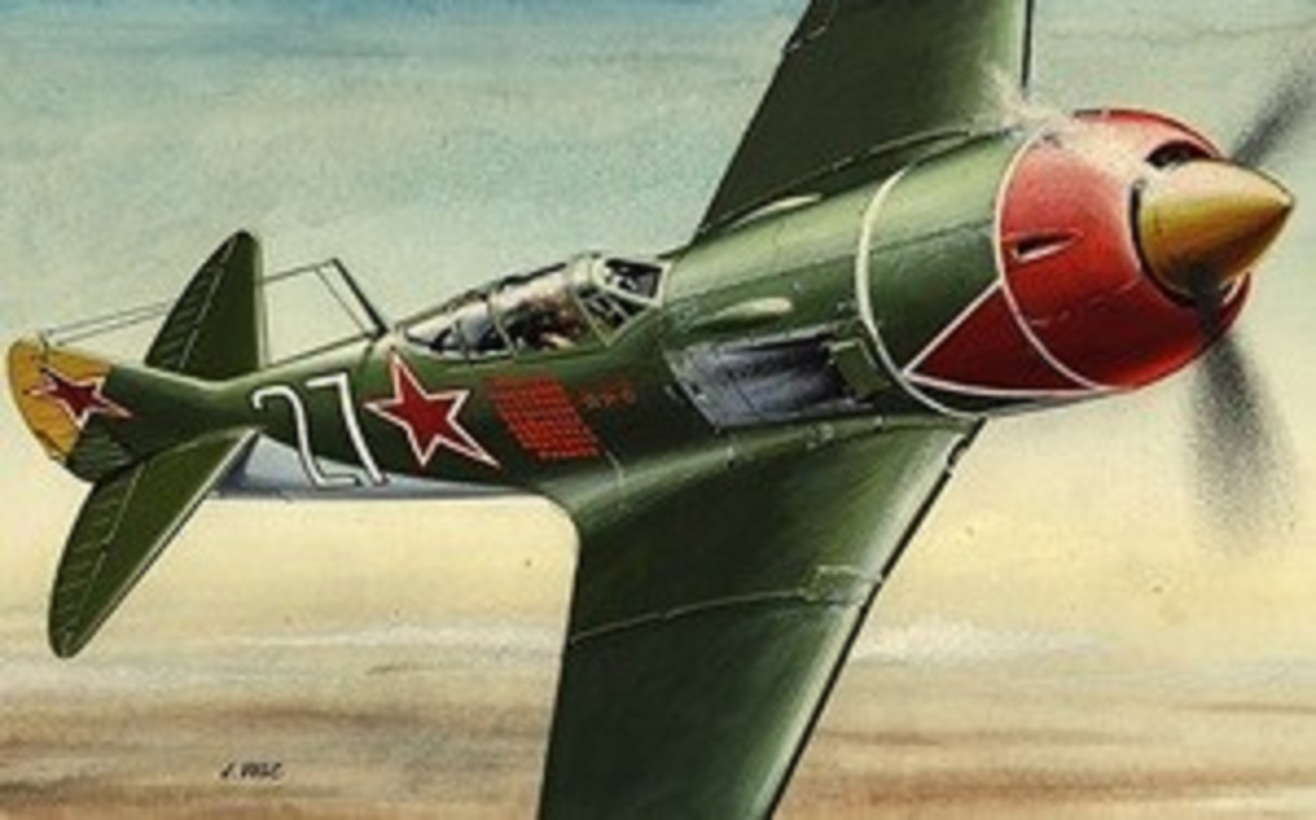 Směr Plastikový model letadla Lavočkin La-7