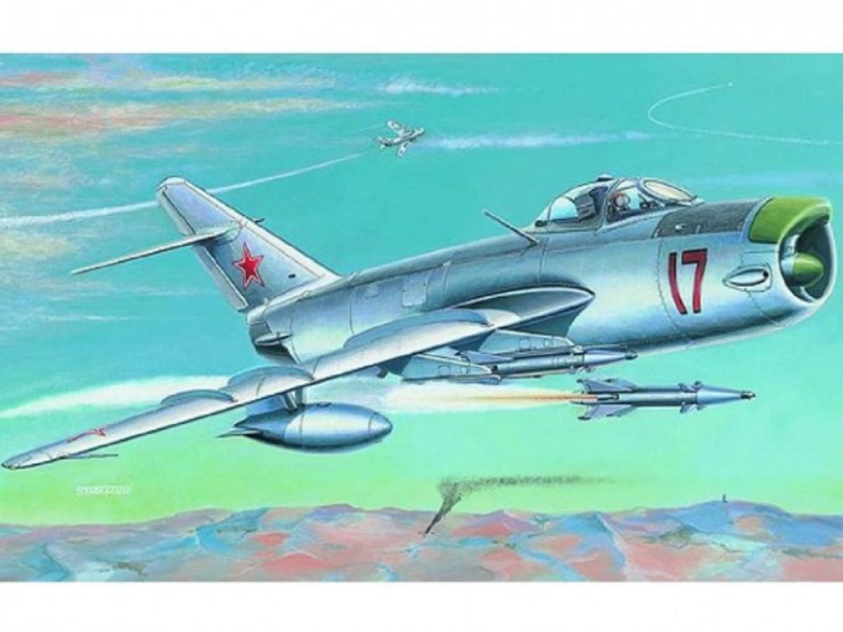 Směr Plastikový model letadla Mig 17 PF/PFU/LIM-6M