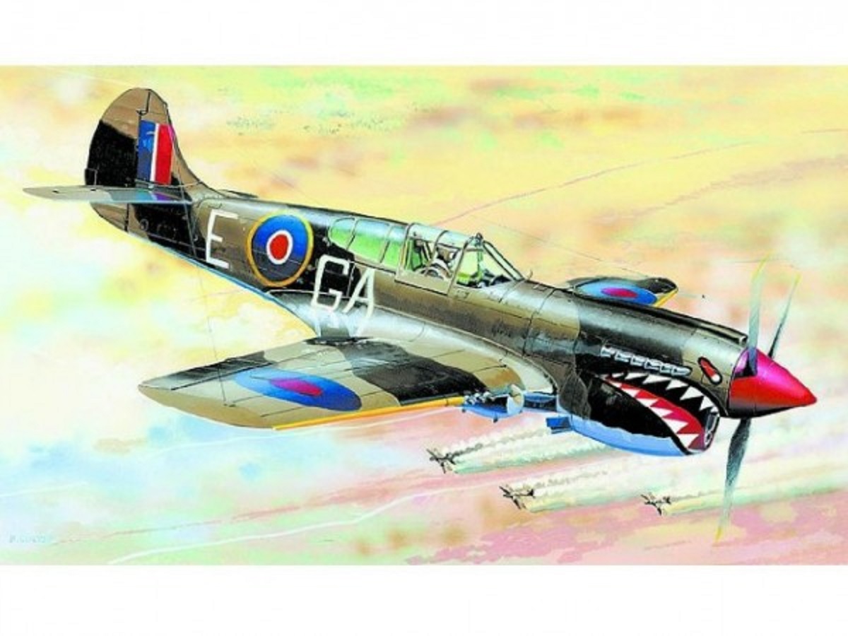 Směr Plastikový model letadla Curtiss P - 40K