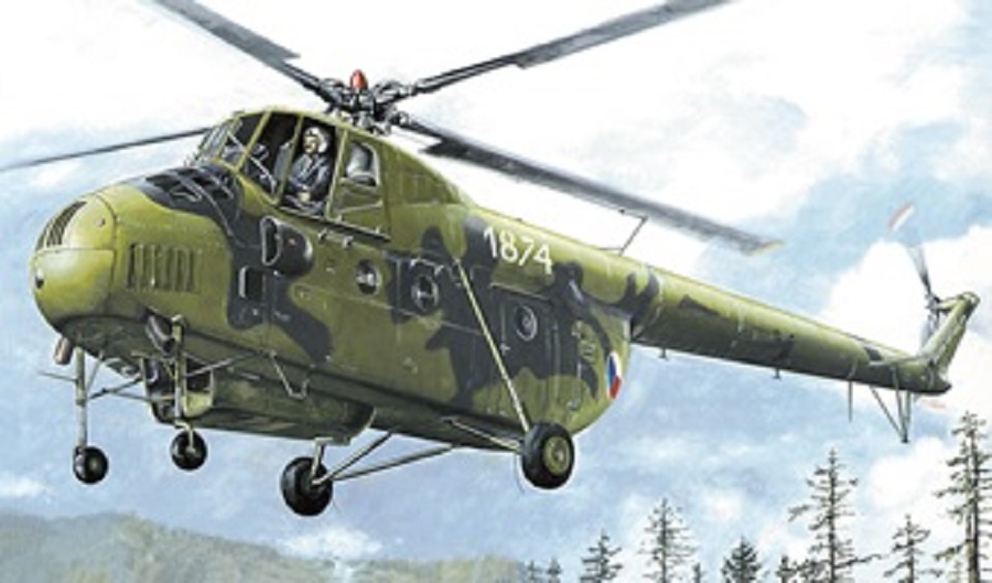Směr Plastikový model vrtulníku Mil Mi-4