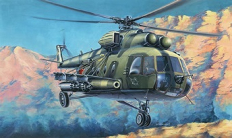 Směr Plastikový model vrtulníku Mil Mi-8