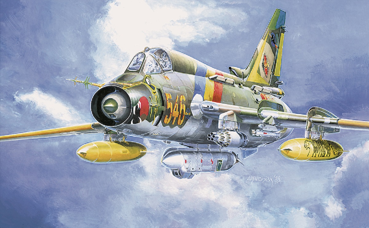 Směr Plastikový model letadla Suchoj Su-17/22 M4