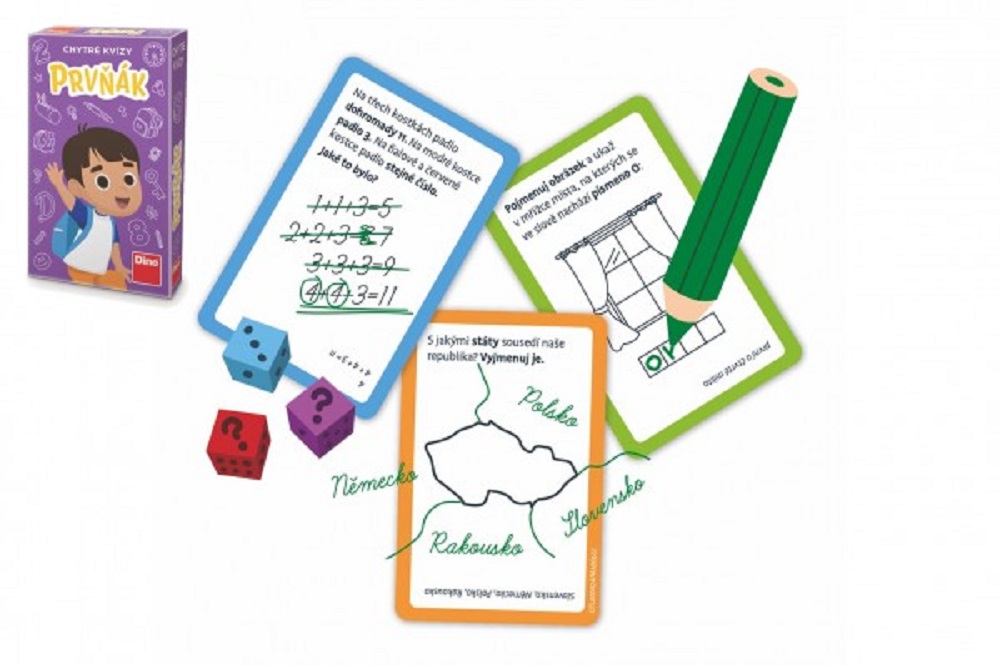 Dino Chytré kvízy PRVŇÁK - naučná hra