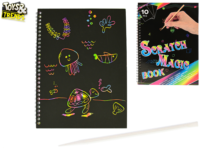 Mikro trading Magický notes se škrabacím perem