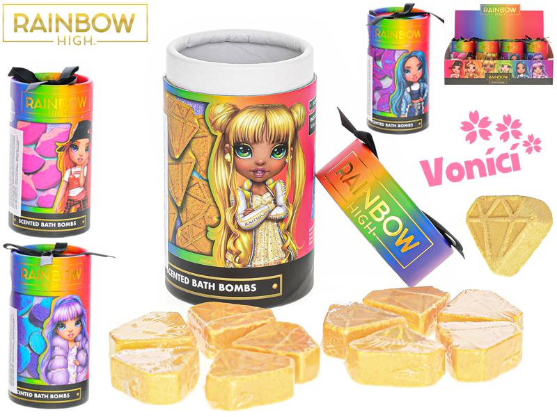 Mikro trading Rainbow High - Koupelové vonící bomby - 10 ks v tubě