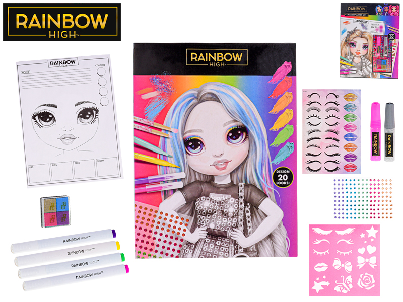 Mikro trading Rainbow High - Módní kreativní sada