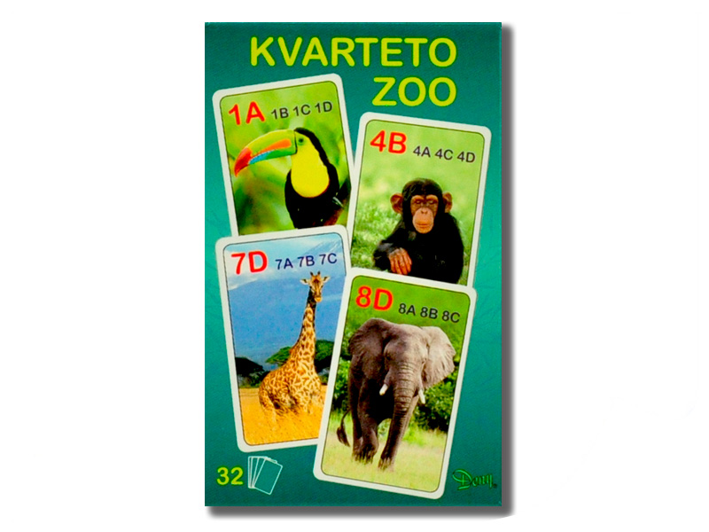 Mikro trading Kvarteto ZOO - 32 karet