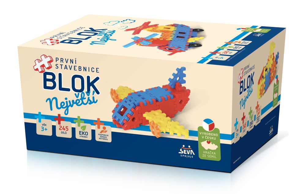 Seva První stavebnice BLOK - Největší