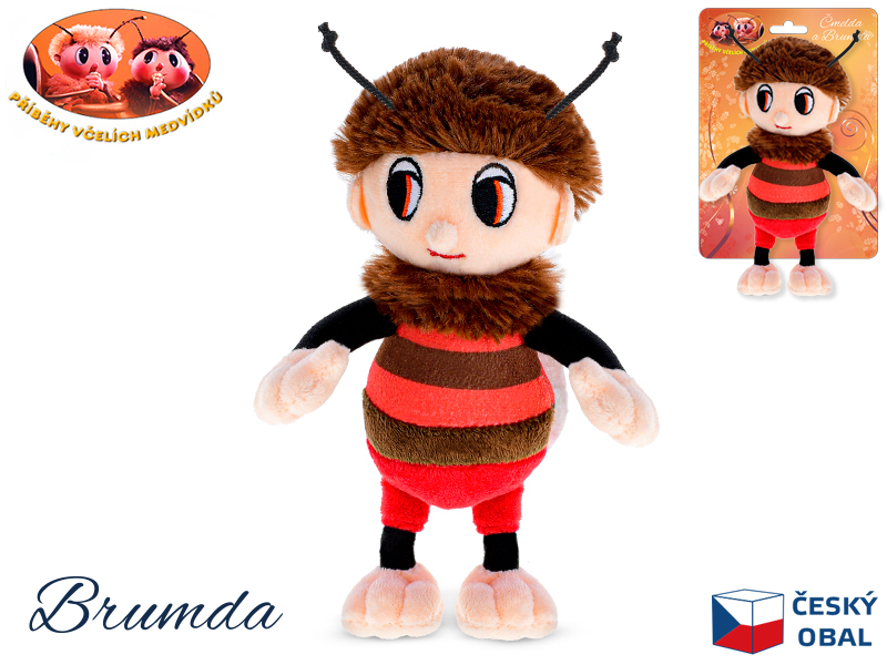 Mikro trading Příběhy včelích medvídků - Brumda plyšový - 15 cm