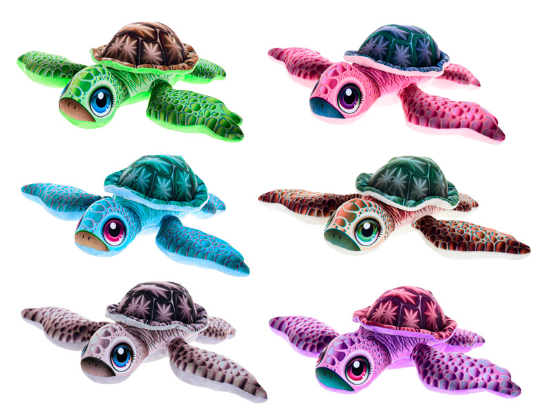 Mikro trading Želva plyšová - 28 cm - 6 barev