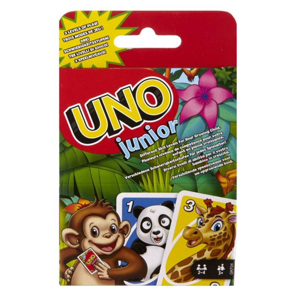 Mattel UNO JUNIOR - Zvířátka