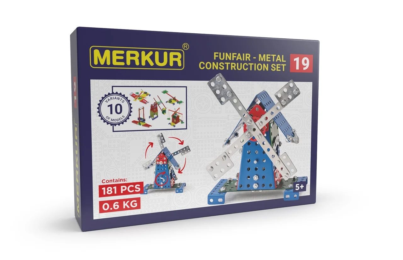 Merkur Stavebnice Merkur - M 019 Mlýn - 181 ks