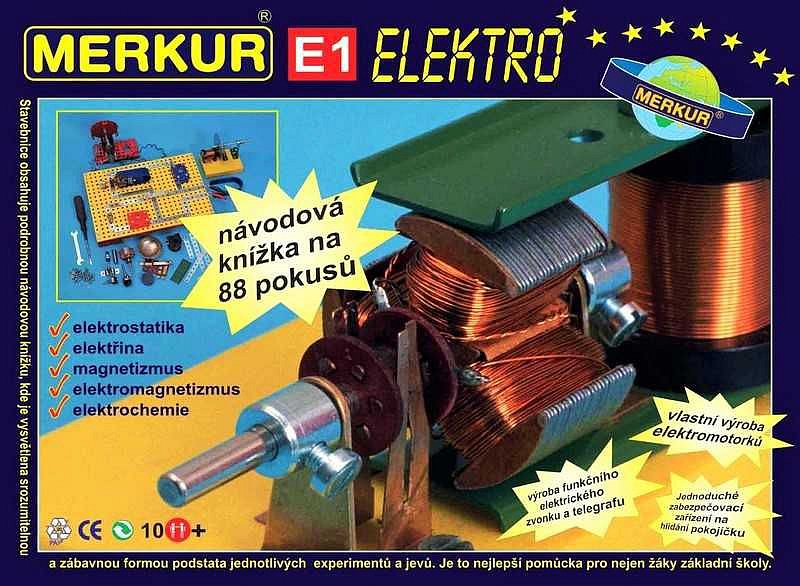 Merkur Stavebnice Merkur - Elektromerkur E1 Elektřina, magnetismus