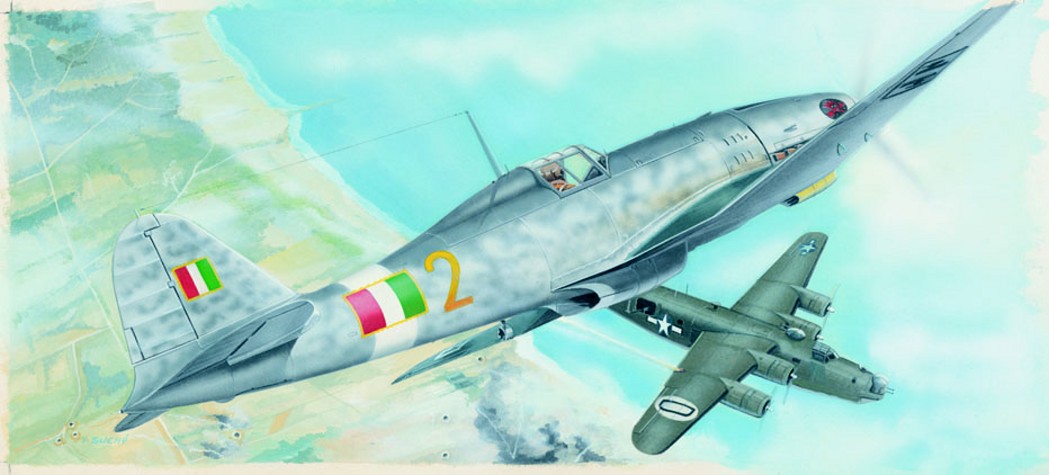 Směr Plastikový model letadla Fiat G.55