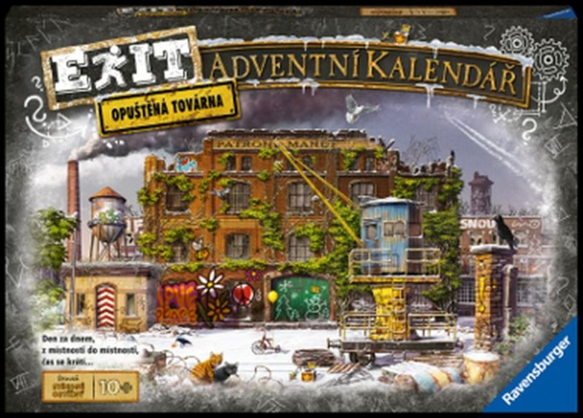 Ravensburger EXIT - Adventní kalendář: Továrna - CZ