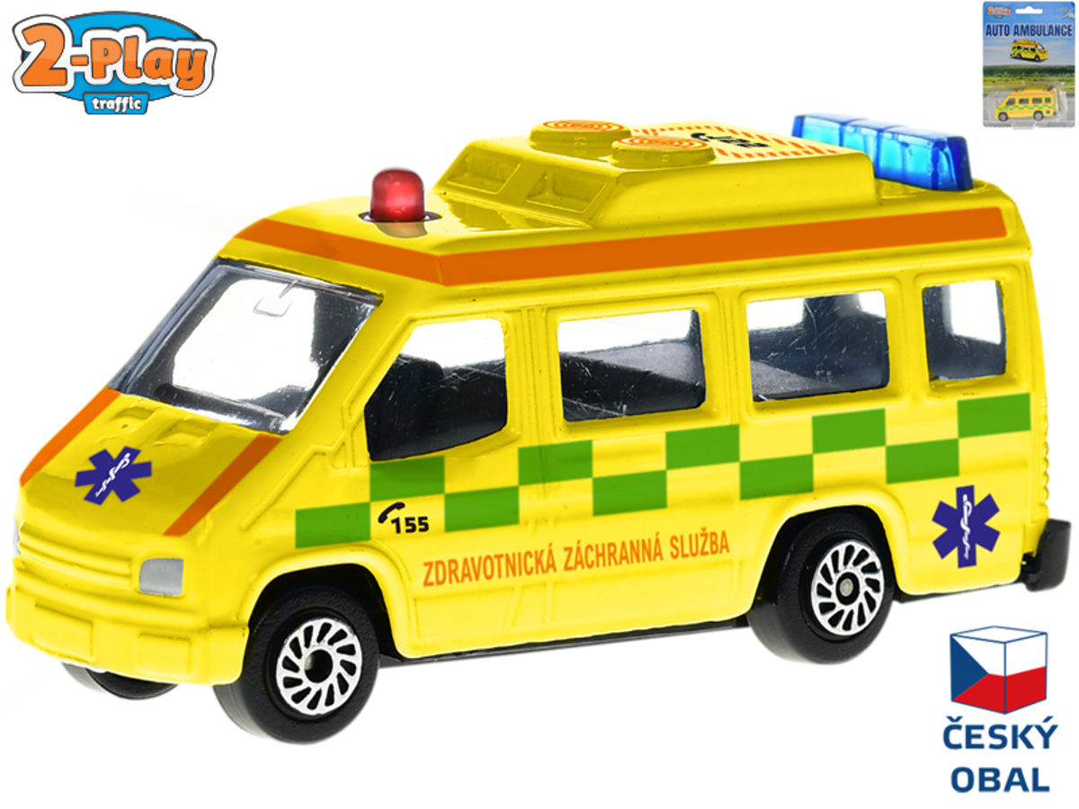Mikro trading 2-Play Traffic - Ambulance CZ - 8 cm - volný chod