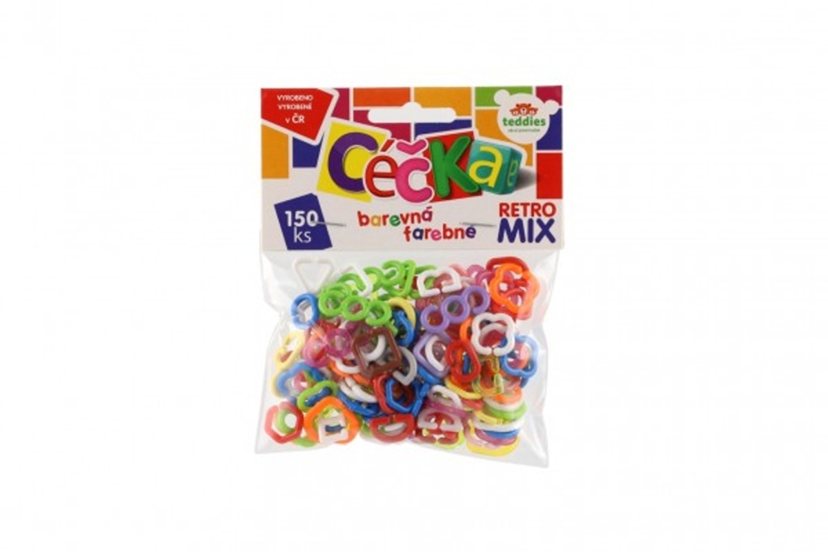 Teddies Céčka barevná - 150 ks - retro mix
