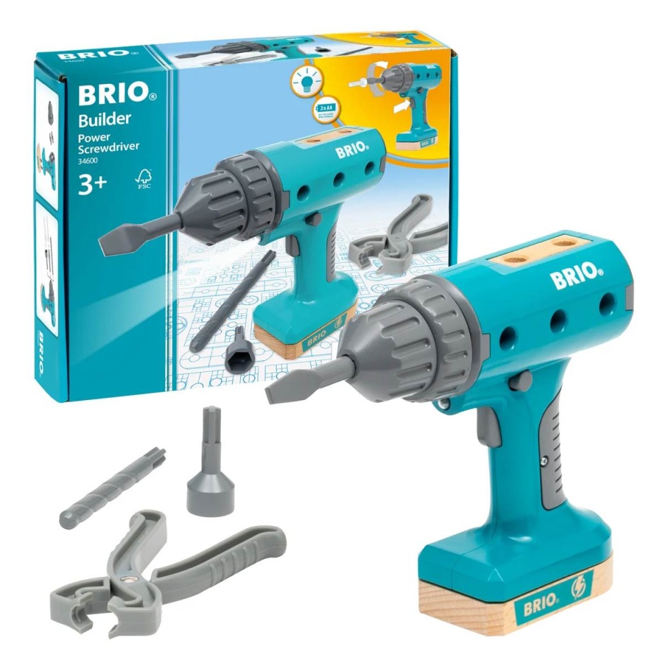 Brio Builder - Vrtačka na baterie