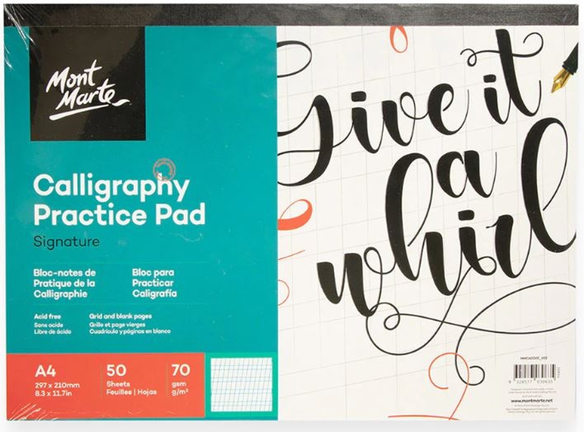 MontMarte Cvičebnice kaligrafie č. 0005 - A4 - 50 listů