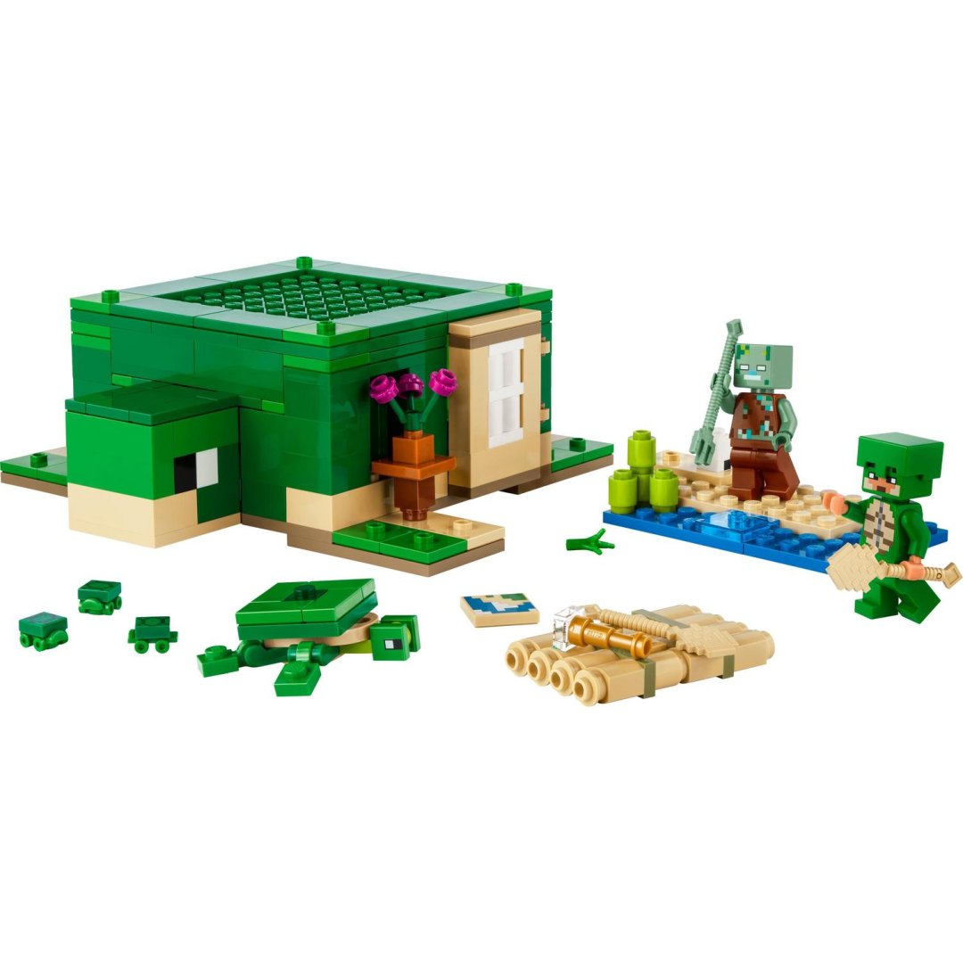 LEGO Minecraft 21254 - Želví domek na pláži