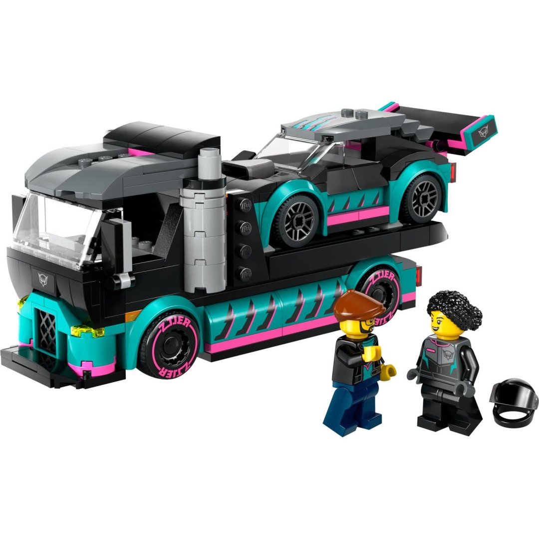 LEGO City 60406 - Kamión se závodním autem
