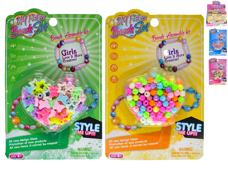 Mikro trading Korálky navlékací - 4 druhy