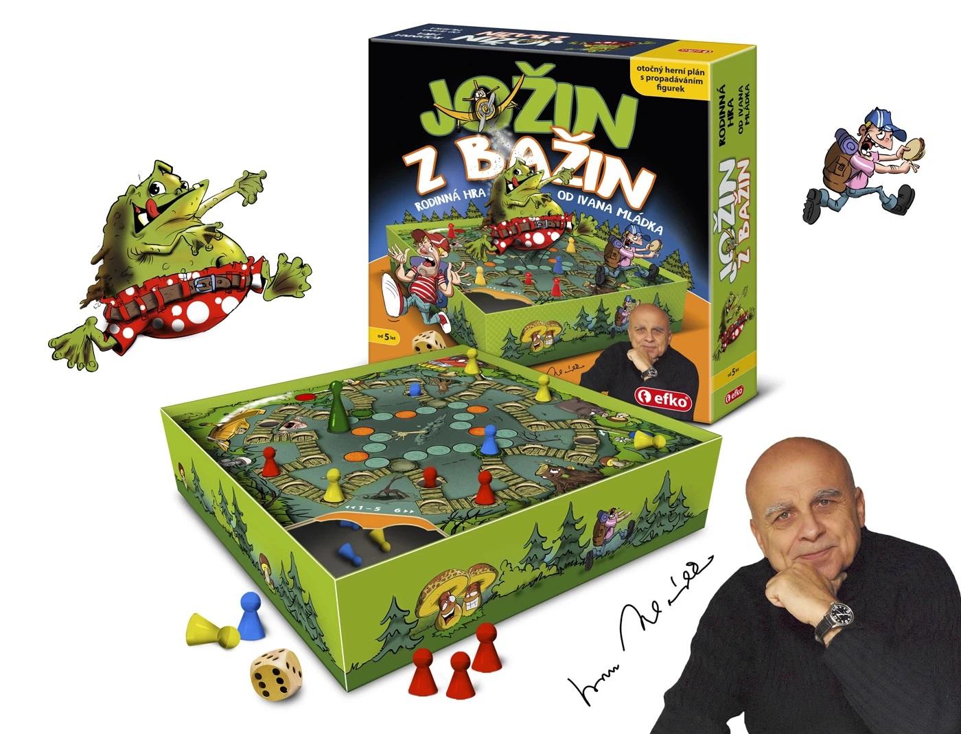 Efko Jožin z bažin - originální společenská hra Ivana Mládka