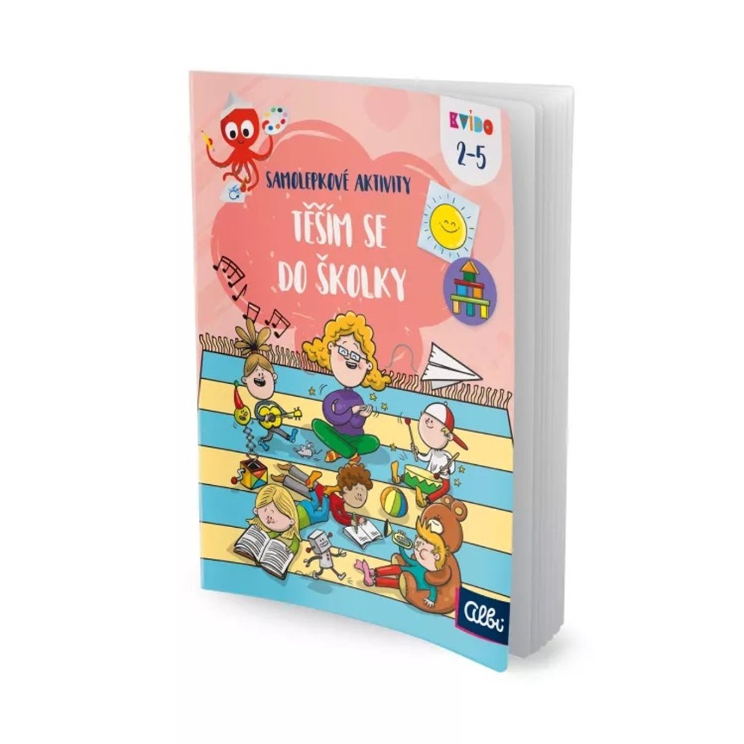 Albi Kvído - Samolepkové aktivity - Těšíme se do školky