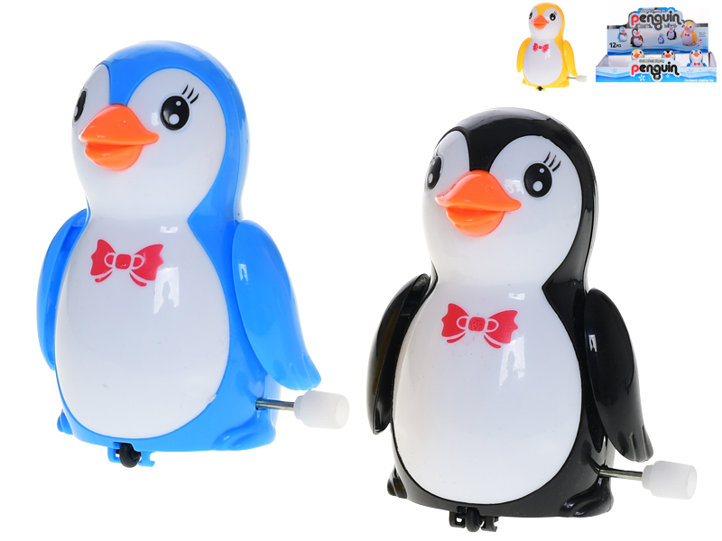 Mikro trading Tučňák - 8,5 cm - na klíček - po natažení jezdí