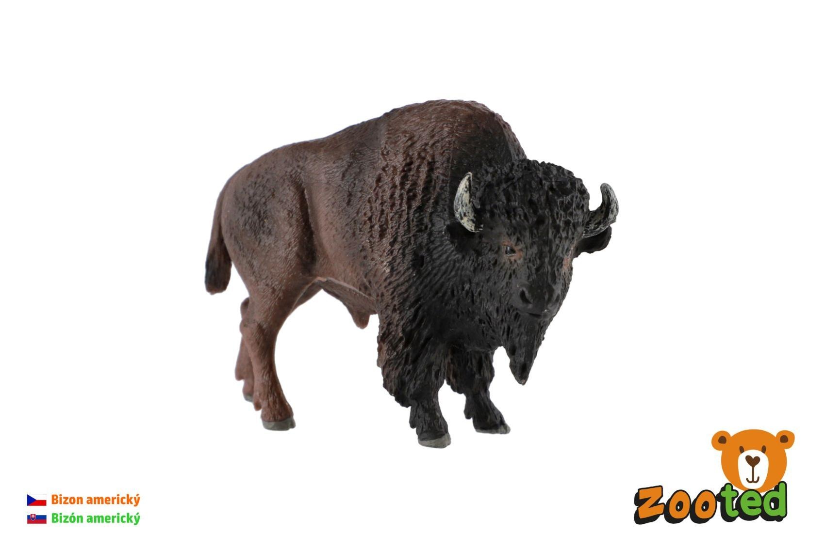 Levně Teddies Bizon americký - zooted - 11 cm