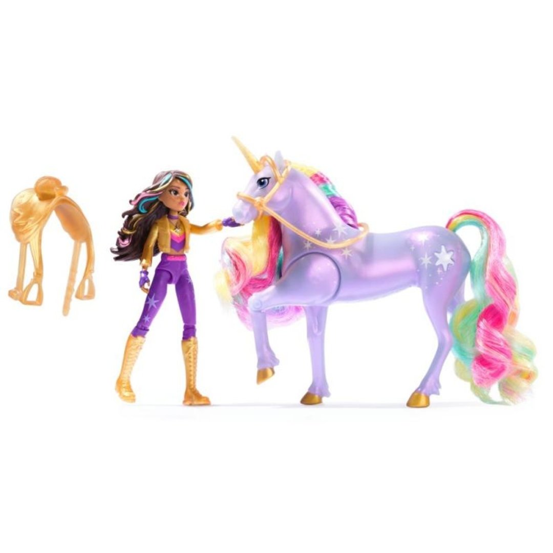 Spin Master UNICORN ACADEMY - Světelný jednorožec a figurka 11 cm - SOPHIA & WILDSTAR
